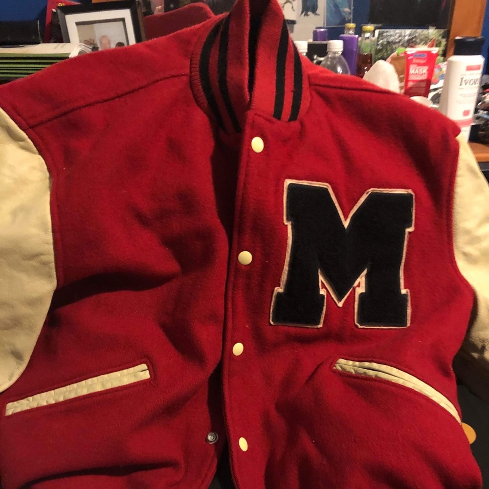 “Glee” letterman varsity jacket.